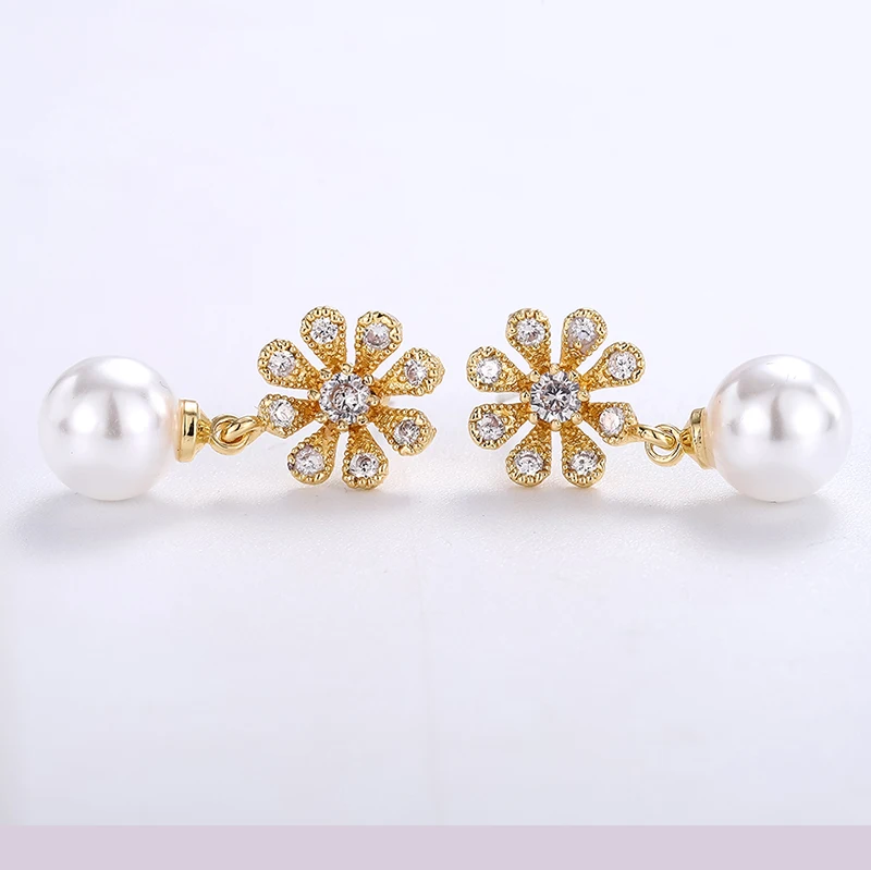 Lateefah 2019 Hot Sale Flower Earrings Creative Earrings Wedding Pearl Earring Alloy For Women Jewelry
Lateefah 2019 Hot Sale Flower Earrings Creative Earrings Wedding Pearl Earring Alloy For Women Jewelry