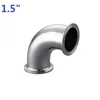 1.5inch oD38mm Stainless Steel 304 Sanitary tri clamp 90 degree Elbow