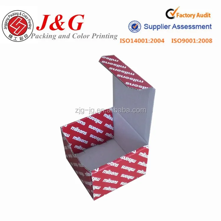 custom printed folding paper cardboard coffee mug packaging