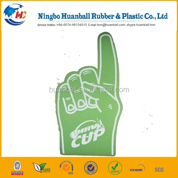 custom  cheering eva  foam finger