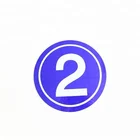 China Custom Made high quality glow and reflective house number signs