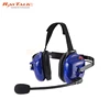 Heavy duty headphone noise cancelling headset for all brand walkie talkie communication