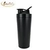 750ml Gym Double Wall Insulated Metal Stainless Steel Protein Shaker with Scale