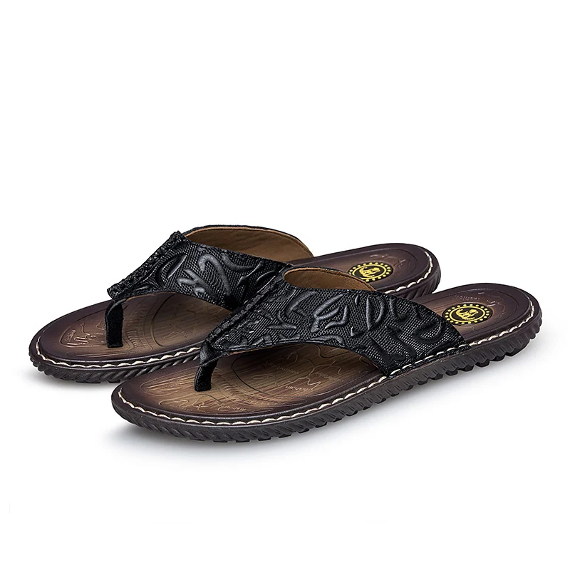 Big size handmade breathable comfort flip flops fashion black sandal and slipper with men
Big size handmade breathable comfort flip flops fashion black sandal and slipper with men