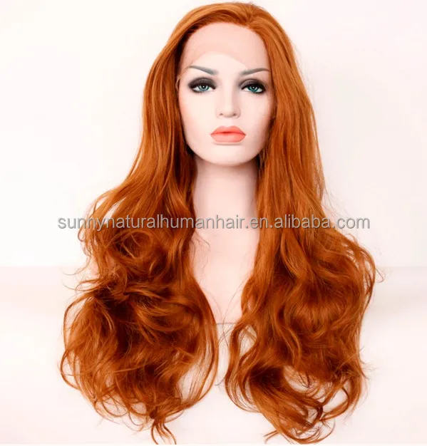 Top Quality 26inch Auburn Synthetic Lace Front Wig Heat Resistant Long Wavy Hair For Women, Aurburn color;all color is available
Top Quality 26inch Auburn Synthetic Lace Front Wig Heat Resistant Long Wavy Hair For Women, Aurburn color;all color is available