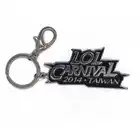 Taiwan travel gift custom logo stainless iron keychain