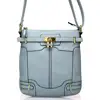 Sky blue small PU saddlebag for women leisure handbags for women 2019 online shopping free shipping 15SH-3976D