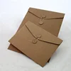 Button and String Closure Kraft Paper Envelope