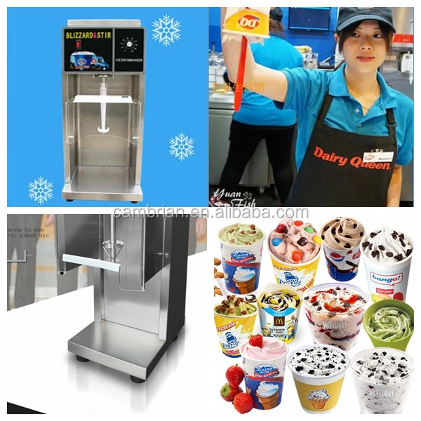 blizzard ice cream making machine