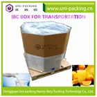 1000L Heavy Duty Cardboard Packaging Box with Liner Bag for Liquid Transport Paper IBC Boxes