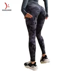 Fitness Yoga Wear OEM Factory Compression Tights Woman Fitness Leggings Camouflage Yoga Pants