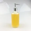 250ml shampoo shower gel glass bottle with pump