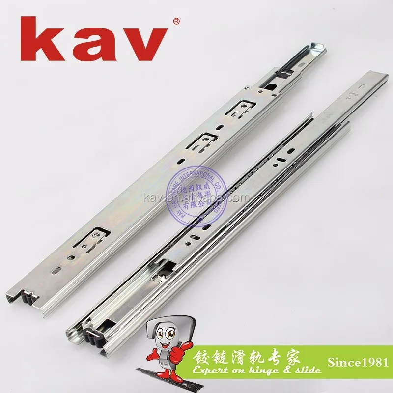 Furniture Hardware 3 Folds Ball Bearing 6 Inch Short Drawer Slides