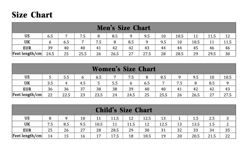 yeezy size chart youth