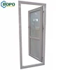 CE PVC Swing Grey Double Glaze Back Door And Frame Price