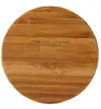 Wireless Phone Charging Technology Bamboo Qi Charger Wireless Charging Pad Qi