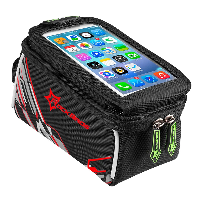 ROCKBROS 016-5 Waterproof Pouch 6.0 Touchscreen Phone MTB Bike Bicycle Front Top Frame Handlebar Bag Cycling Bike Bicycle Bag, Red, blue, green
ROCKBROS 016-5 Waterproof Pouch 6.0 Touchscreen Phone MTB Bike Bicycle Front Top Frame Handlebar Bag Cycling Bike Bicycle Bag, Red, blue, green