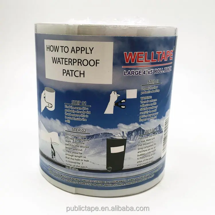 color pvc bitumen tape Seal self adhesive bitumen waterproof tape