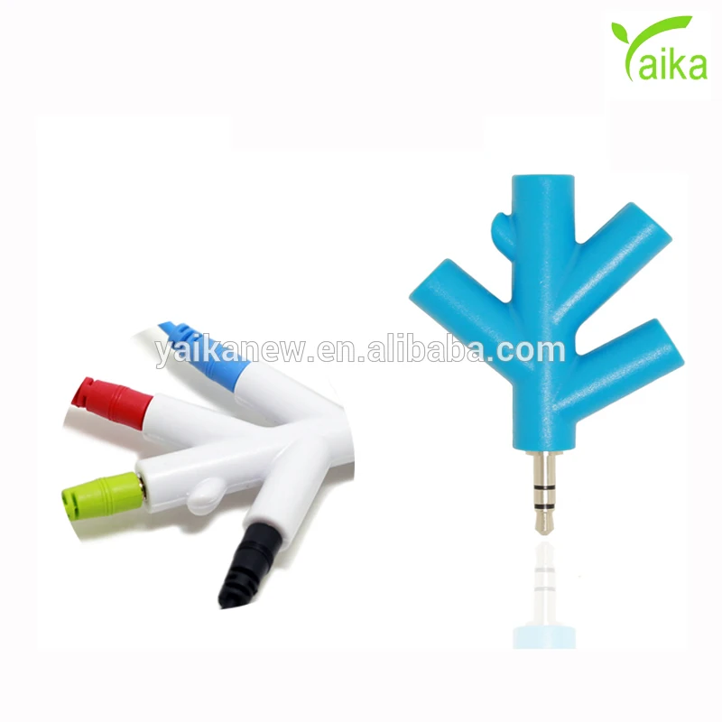 Yaika Hot Selling 4 Way Music Sharing 3.5mm Earphone Headphone Splitter, Black/white/pink/blue/green
Yaika Hot Selling 4 Way Music Sharing 3.5mm Earphone Headphone Splitter, Black/white/pink/blue/green