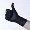 Free Sample No MOQ Disposable Black Household Cleaning Latex Rubber Gloves