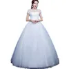 Snow White Wedding Gown 2019 Latest Luxury Beaded custom bridal gown Short Sleeves Soft Tulle Ball Gown Wedding Dress