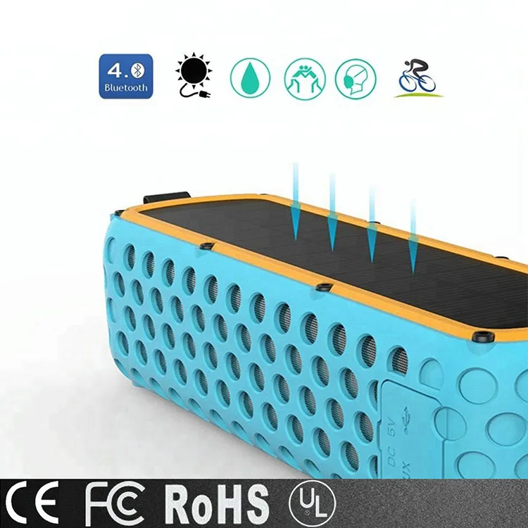 2019 New Solar outdoors portable wireless speaker IPX5 waterproof - ANKUX.COM