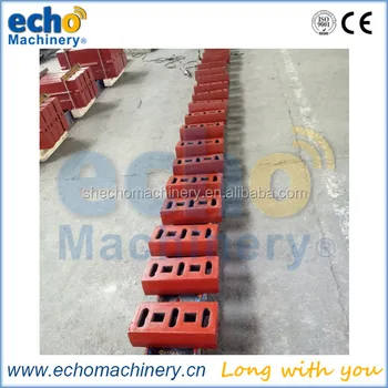 crusher spare parts Gator 1315 impact plate with Mn13%,Mn18%,Mn22%