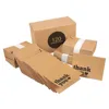 120 Pack Bulk Box Set of Brown Kraft Paper Thank You Note Cards Blank on the Inside