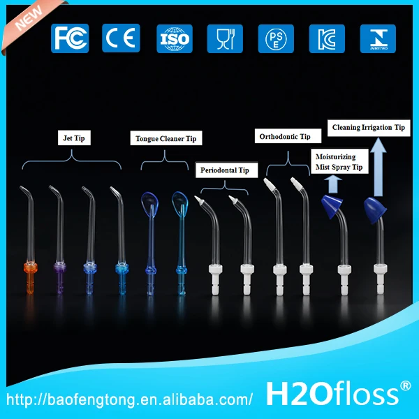 Portable 2 in 1 Water Flosser with 300ML Capacity and 30 Days Battery Life for Teeth Cleaning