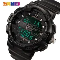

SKMEI 1189 men Digital+Quartz watch Fashion Dual Display Outdoor Casual Multifunction Watches