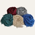 High Quality Italian Women Super Soft Plain Long 100% Cashmere Kashmiri Pashmina Shawls