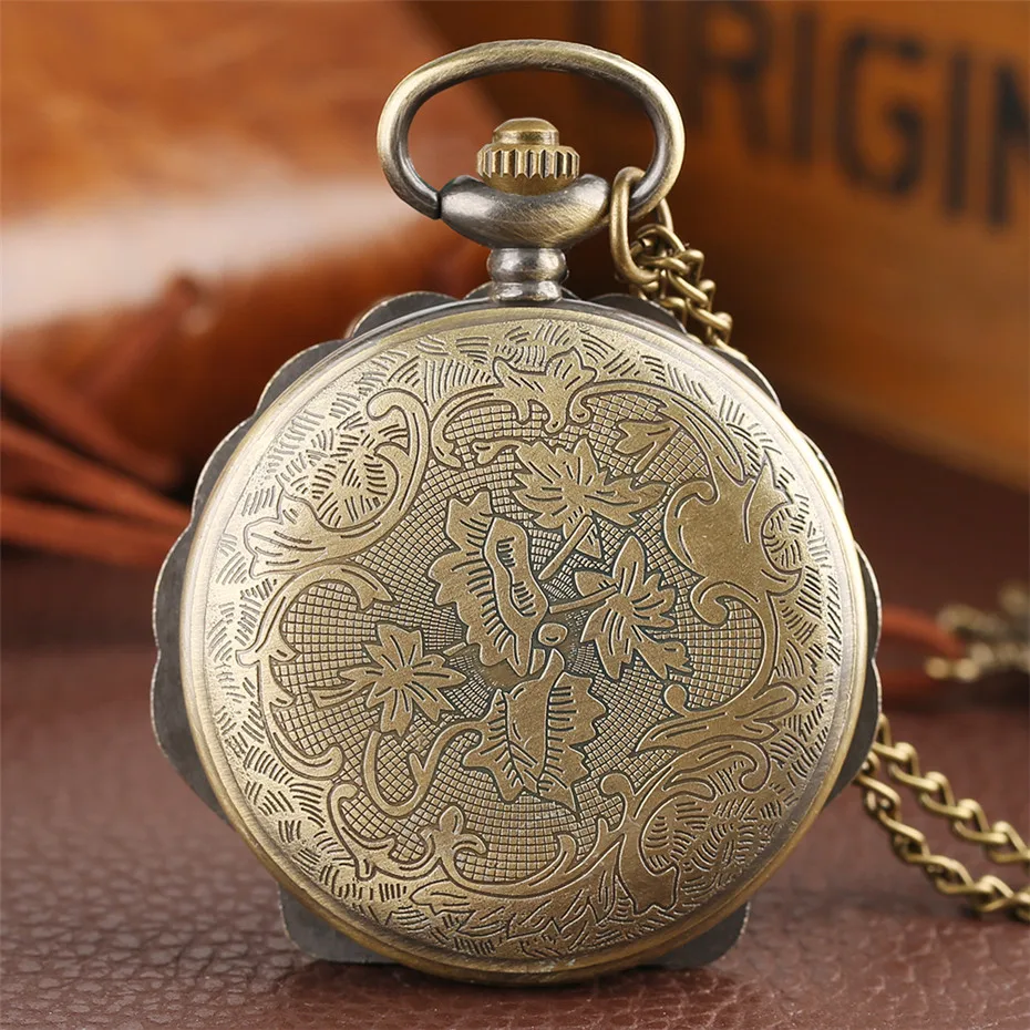 shell shape quartz pocket watch08