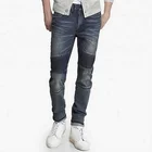 الجملة pantalones دي hombres الرجال الجينز العلامة التجارية السراويل الحديثة مصمم مستقيم جان السراويل