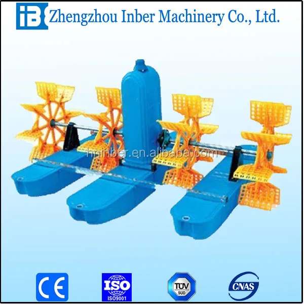 fish pond lake water paddlewheel aerator for shrimp farms pond