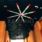 Gym HVLS big ceiling fan ventilation fan summer cooling fan with low power consumption