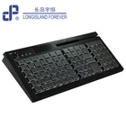 POS system usb programmable keyboard with magnetic card reader