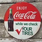 Custom Drink Sign Metal Aluminum Sign Embossed tin Sign
