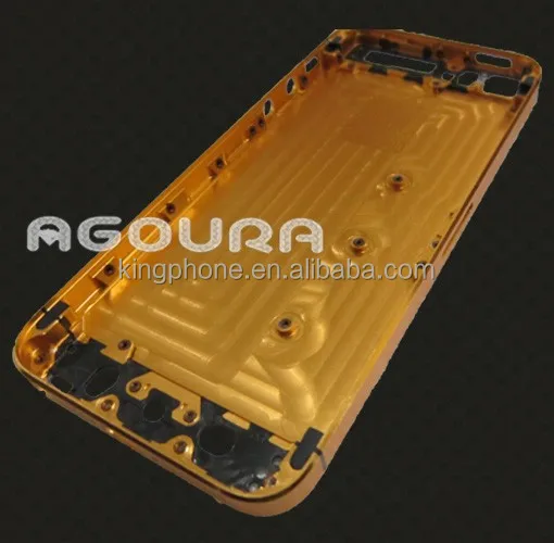 Hot selling matte gold plating mobile phone housing for iphone 5 housing case cover
Hot selling matte gold plating mobile phone housing for iphone 5 housing case cover