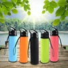 Wholesale Sport Drinking Collapsible Silicone Water Bottle With Custom Logo