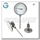 High quality adjustable all stainless steel thermometer to 100 degrees