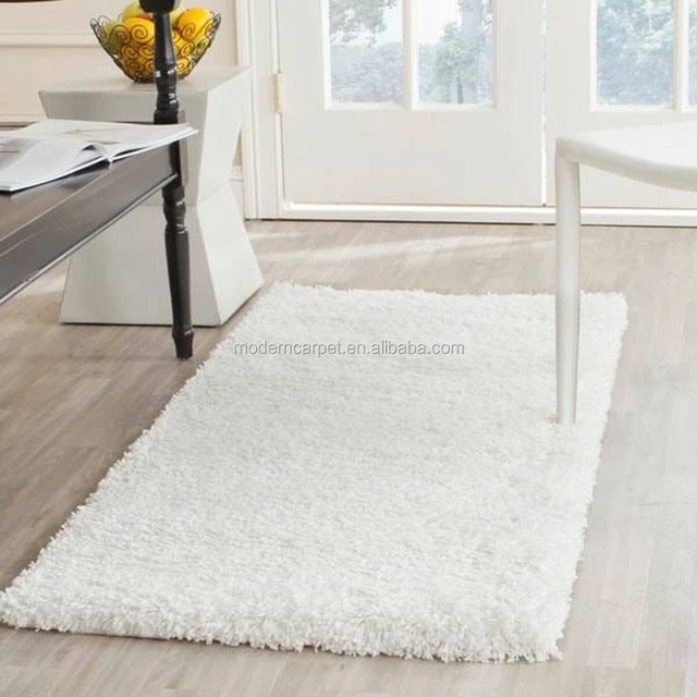 pile polyester white shaggy carpet shaggy rugs white shag rug