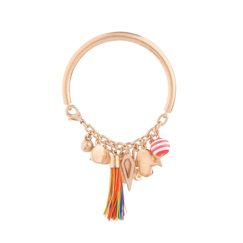 sl00644 Gold Plated Girl Fashion Rhinestone Star Hands Eyes Colorful Tassel Bangle Bracelet Jewelry
sl00644 Gold Plated Girl Fashion Rhinestone Star Hands Eyes Colorful Tassel Bangle Bracelet Jewelry