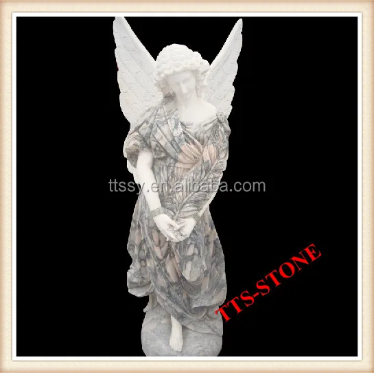 granite carved angel statue