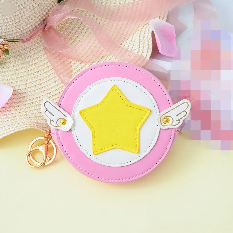 Fashion Anime Japanese magic card cherry star cartoon coin purse wallet key bag, Multi
Fashion Anime Japanese magic card cherry star cartoon coin purse wallet key bag, Multi