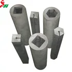 High-strength horizontal continuous casting graphite crystallizer