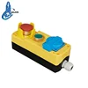 XDL821-JB373P IP55 control box with emergency Stop with protect circle and European socket control switch with cable gland