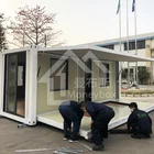 Ablution design fiber cement floor bespoke portable modular cabin home prefab log house