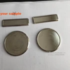 Metal Emblem Car Emblems Metal Motor Vehicle Sticker Blank Round Emblem Logo Zinc Alloy Plating Nickel Car Emblem Badge
