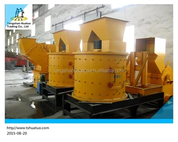 Vertical shaft ring hammer puzzolana stone crusher for sale