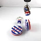 Custom made eva foam floating keychain, round shape floating key ring